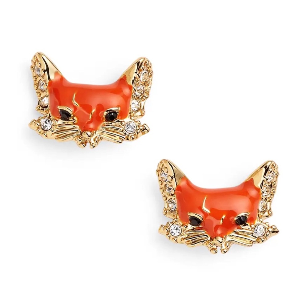 KATE SPADE • Into The Woods Fox Earrings